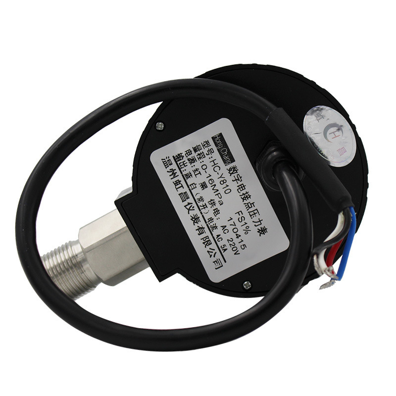 HC-Y810 contactos eléctricos digitales medidor de presión medidor de vacío pantalla digital interruptor controlador de presión inteligente instrumento de Hongchang Z
