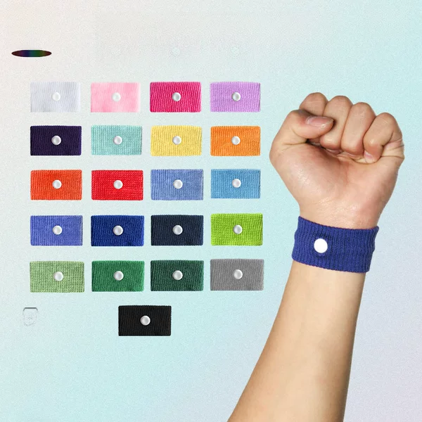 Sports wristband for children and pregnant women to prevent motion sickness and seasickness outdoor antiemetic wristband bracelet cross-border wholesale cotton wrists