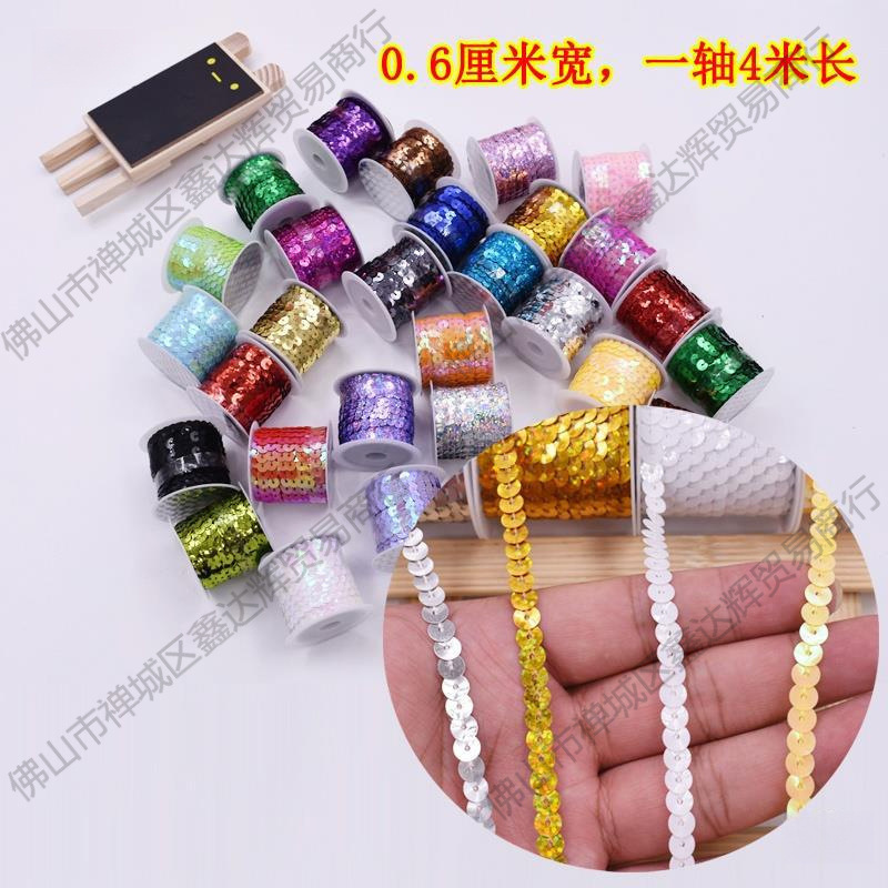 1 cuentas de escenario de encaje de metros de longitud de suministros de eje multicolor de sequinilla 4 nuevos accesorios hechos a mano
