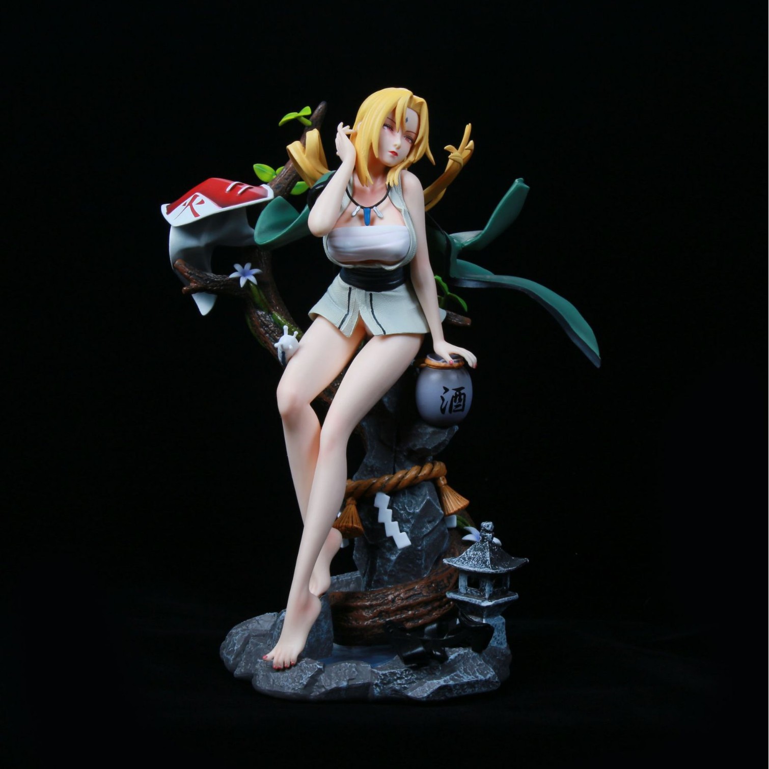 Naruto Gk Fifth Hokage Tsunade Anime Merchandise 2D Statue Boxed Figure