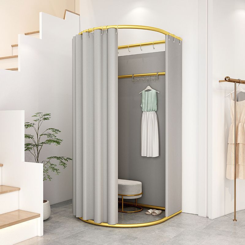 Cortina de vestuario portátil plegable simple para vestuario de vestuario móvil temporal del centro comercial
