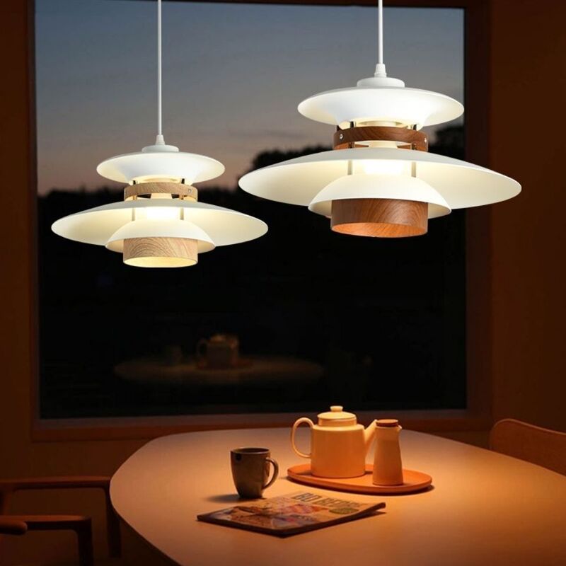 Nordic modern creative personality simple living room dining room lamp bedroom study desk Danish coffee shop UFO chandelier