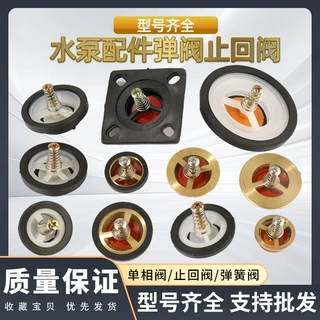 通用型水泵配件自吸泵止回阀截止阀单向阀弹阀增压泵止回水铜弹阀