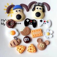 Puppy Hole Shoes Decor 3D DIY Creative Little Red Book Accessory Shoe Clips Cartoon Shoe Decor Wholesale