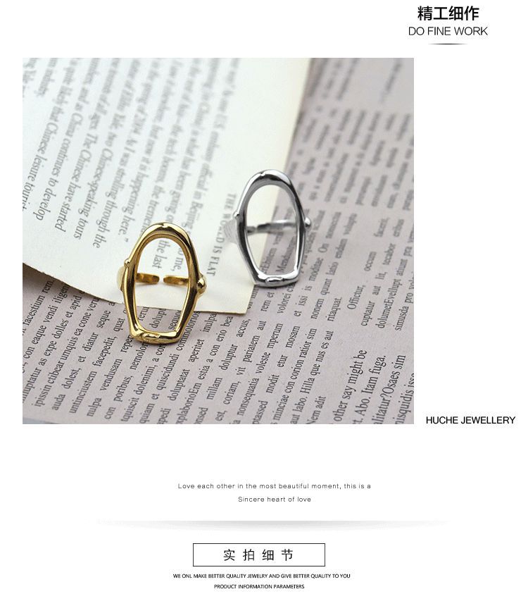 Korean style college style fashion hollow open ring wholesalepicture13