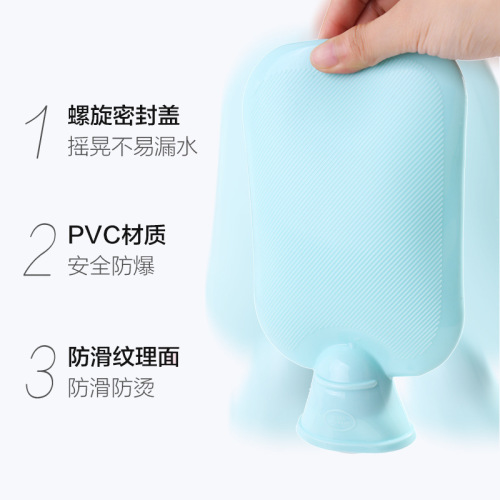 New thickened fashionable hot water bottle, creative explosion-proof mini hand warmer, cute water-filled hot water bottle for small winter students