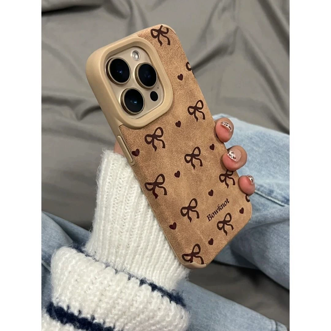 Apple, совместимый iPhone 17 с бантом, кожух для телефона, 17примакс, iphone