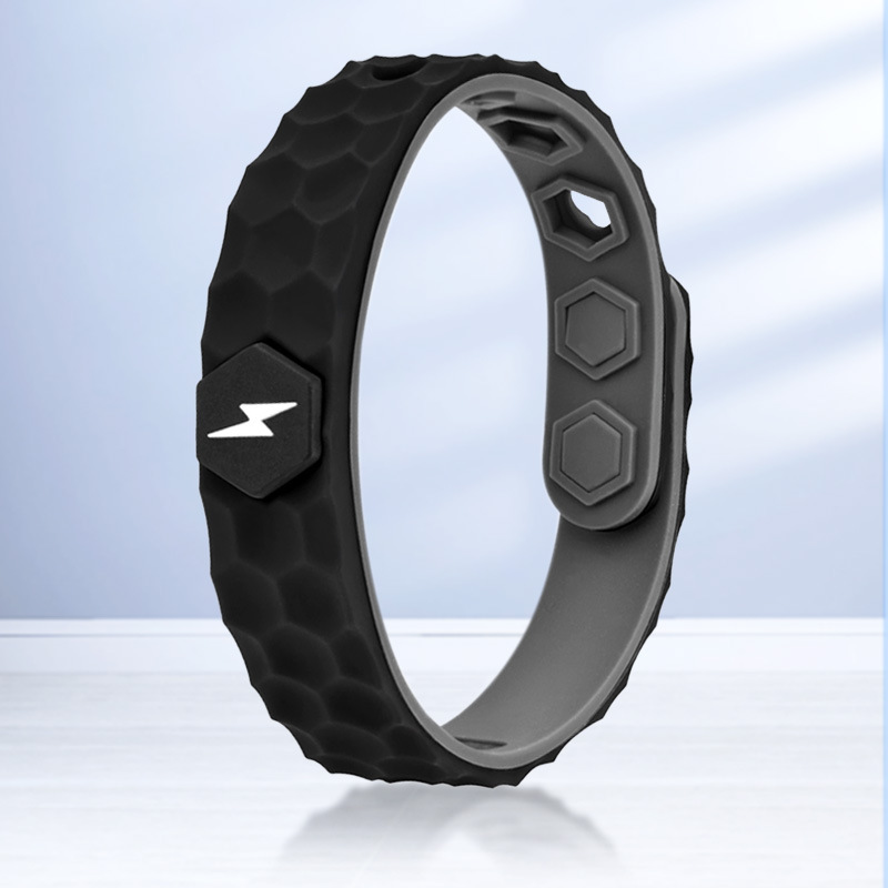 Pulsera antiestática de silicona pulsera antiestática inalámbrica pulsera de energía estática de iones negativos deportes de silicona al aire libre