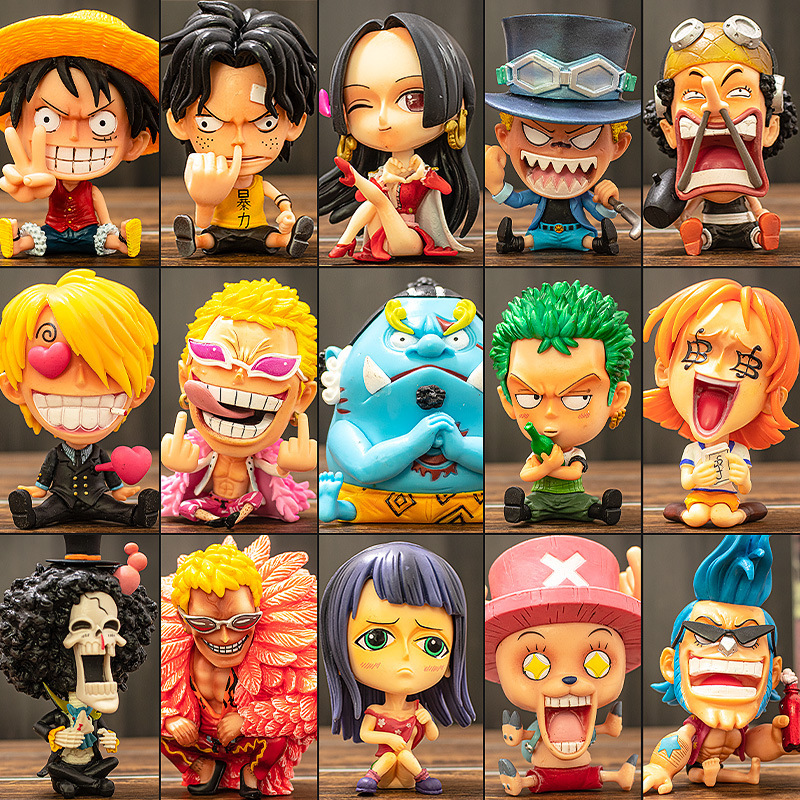 Q version One Piece King Big Head Lufei Solon Joe Baace Female Emperor Doll Blind Box Animation Ornaments Wholesale Q version One Piece King Big Head Lufei Solon Joe Baace Female Emperor Doll Blind Box Animation Ornaments Wholesale