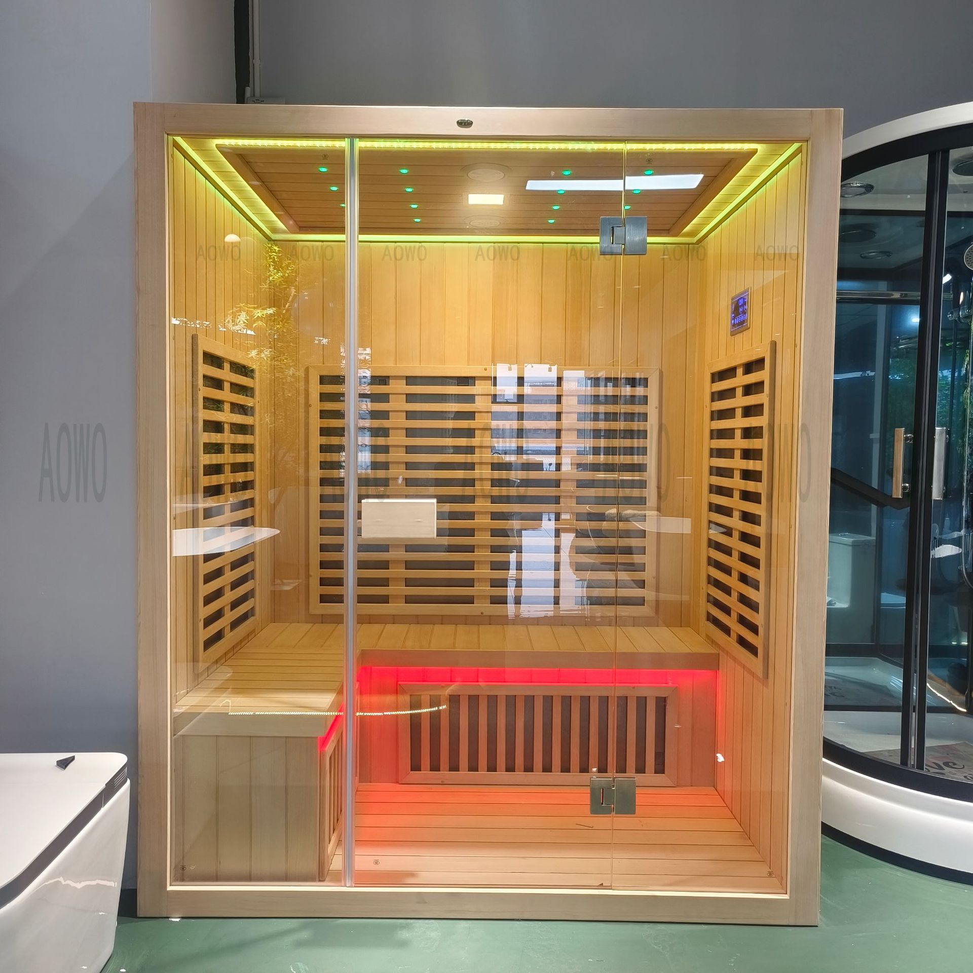 sala de vapor de sudor doméstica horno de sauna de agua sala de vapor de roca volcánica sala de vapor húmedo sala de belleza sala de calefacción