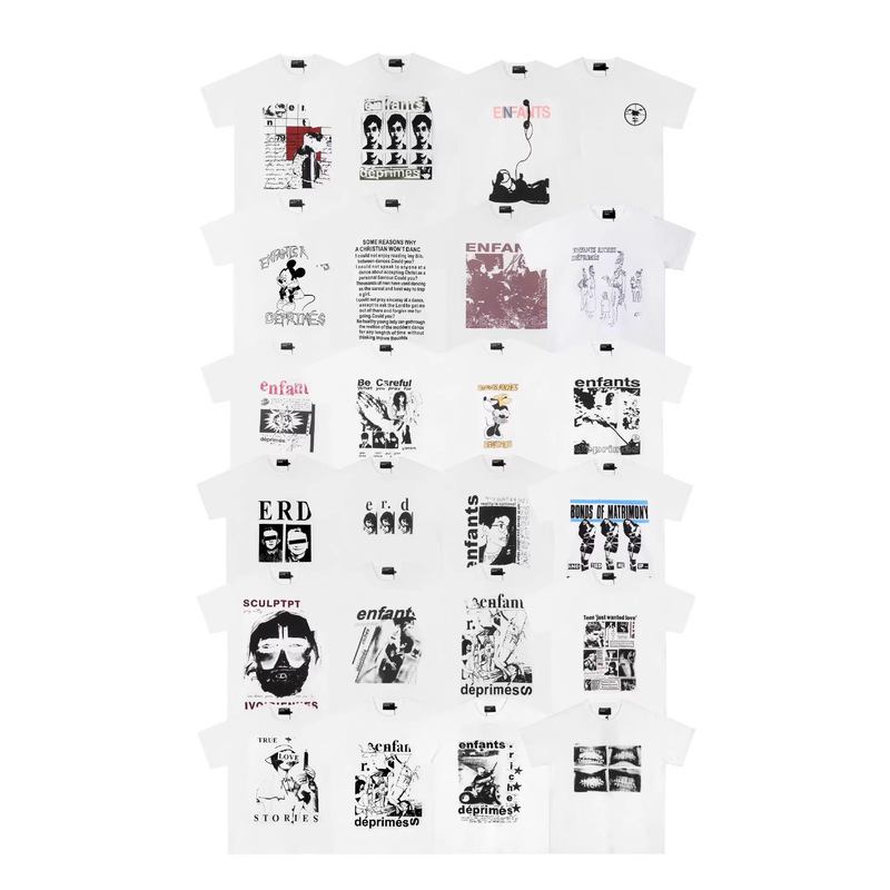 Enfants Rich Deprimes Erd Depressed Rich Second Generation High Street Loose Casual Short-Sleeved T-Shirt Summer