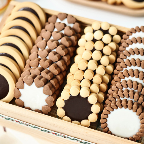 Valentine's Day Chocolate Sandwich Cookie Gift Box Cookie Mold DIY Jam Cheese Afternoon Tea Tools for Goddess' Day