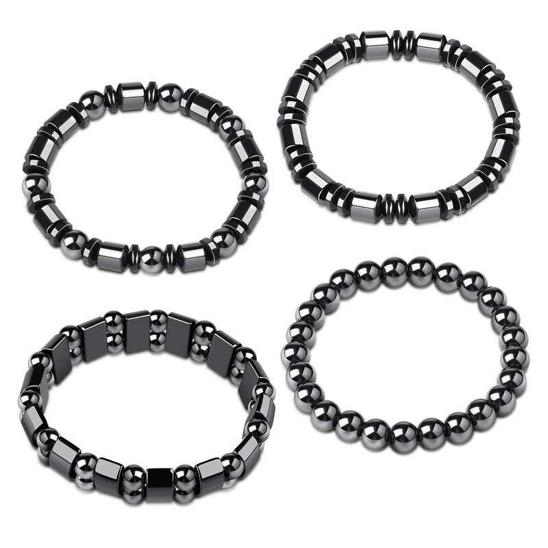 Cross-Border Hot-Selling Jewelry Obsidian Magnet Yoga Women's Bracelet Beaded Elastic Bracelet Men's Black Gallstone Jewelry Wholesale Cross-Border Hot-Selling Jewelry Obsidian Magnet Yoga Women's Bracelet Beaded Elastic Bracelet Men's Black Gallstone Jewelry Wholesale
