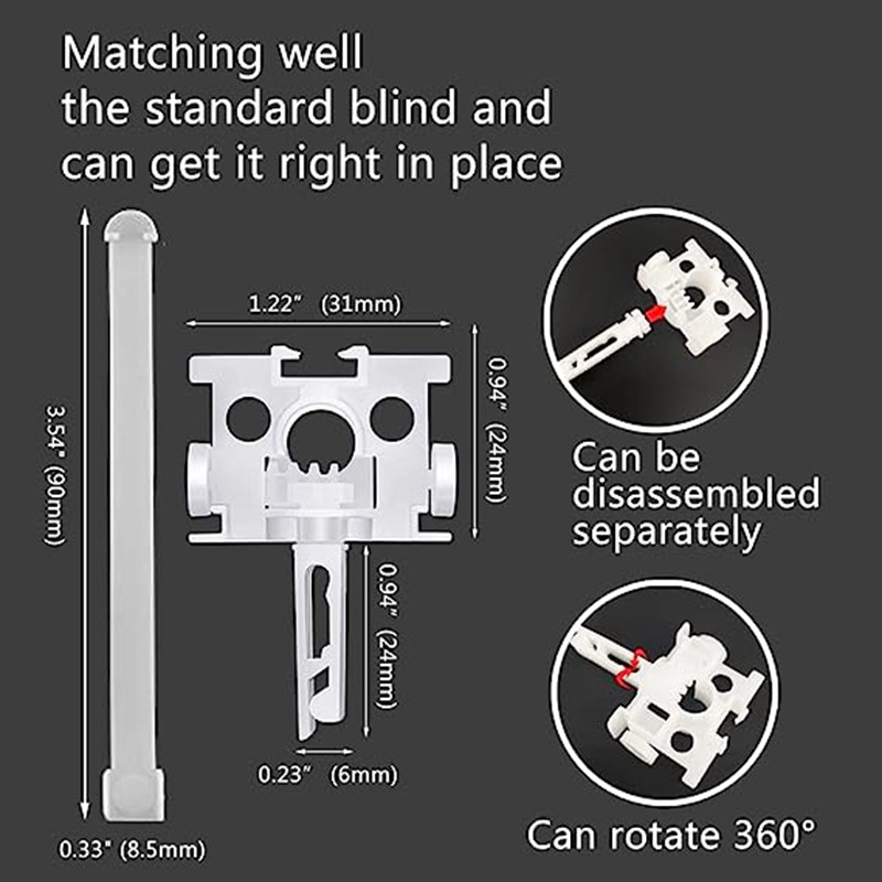 24-piece vertical blind roller shades, roller replacement for vertical blinds, curtain rod roller pin matching