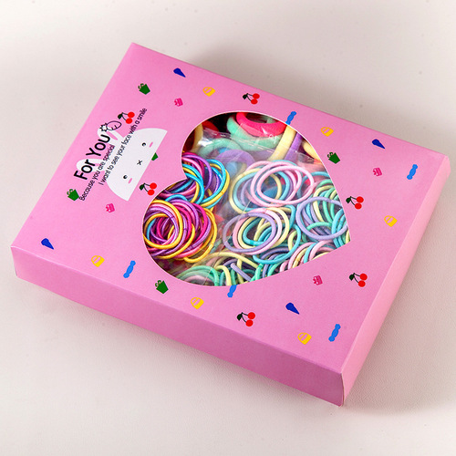 Children's hairpin hairpin combination set gift box baby hair band girl side clip hair accessories girl princess hair rope