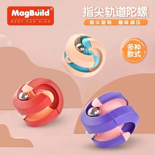 New Brain-Teasing Ball Rolling Top Stress-Relief Small Toy for 4-6 Year Old Children Track Magic Cube Ball Creative Intellectual Toy