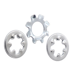 Inner tooth ring carbon steel galvanized inner and outer tooth washers M2.5 locking washer M3 anti-loosening washer outer flower washer