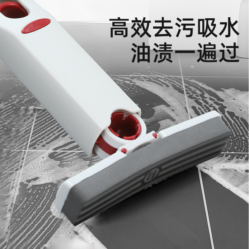 ミニモップデスクトップ多機能小型モップ家庭用手洗いハンドヘルド折りたたみ浴室隙間吸収|undefined