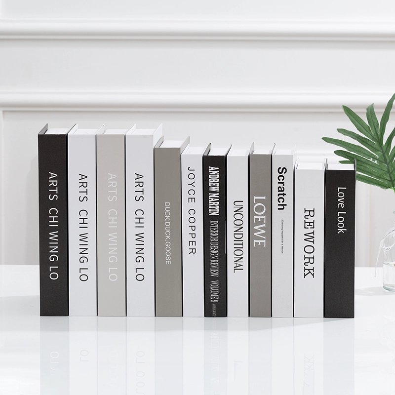 Скандинавский простой стиль фальшивой книги модель Studycop магазин имитационная книжка гостиная офис книжный шкаф креативное оформление книжная лента