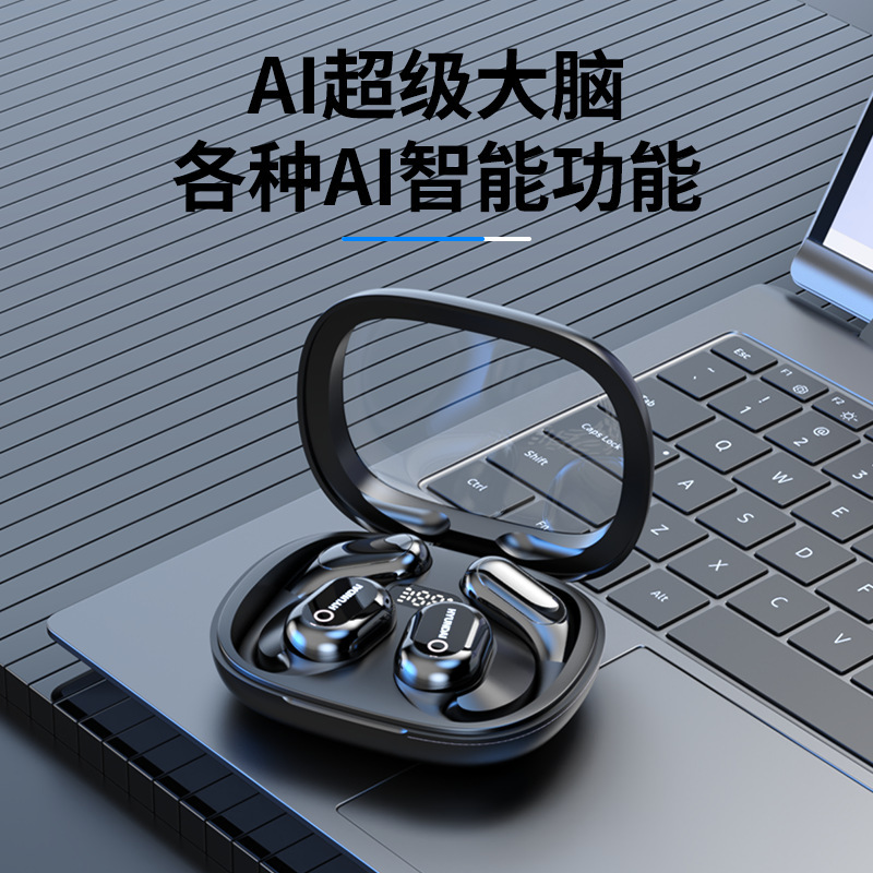 ヒュンダイ HY-16 音声翻訳インテリジェント同時翻訳 144 国語 Bluetooth ノイズキャンセリング ヘッドセット 2 ペア ツーインワン|undefined