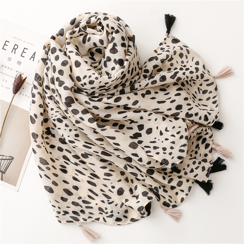 Polyester Material Printing Pattern Women's Elegant Lady Printing Polyester Printing Scarf
