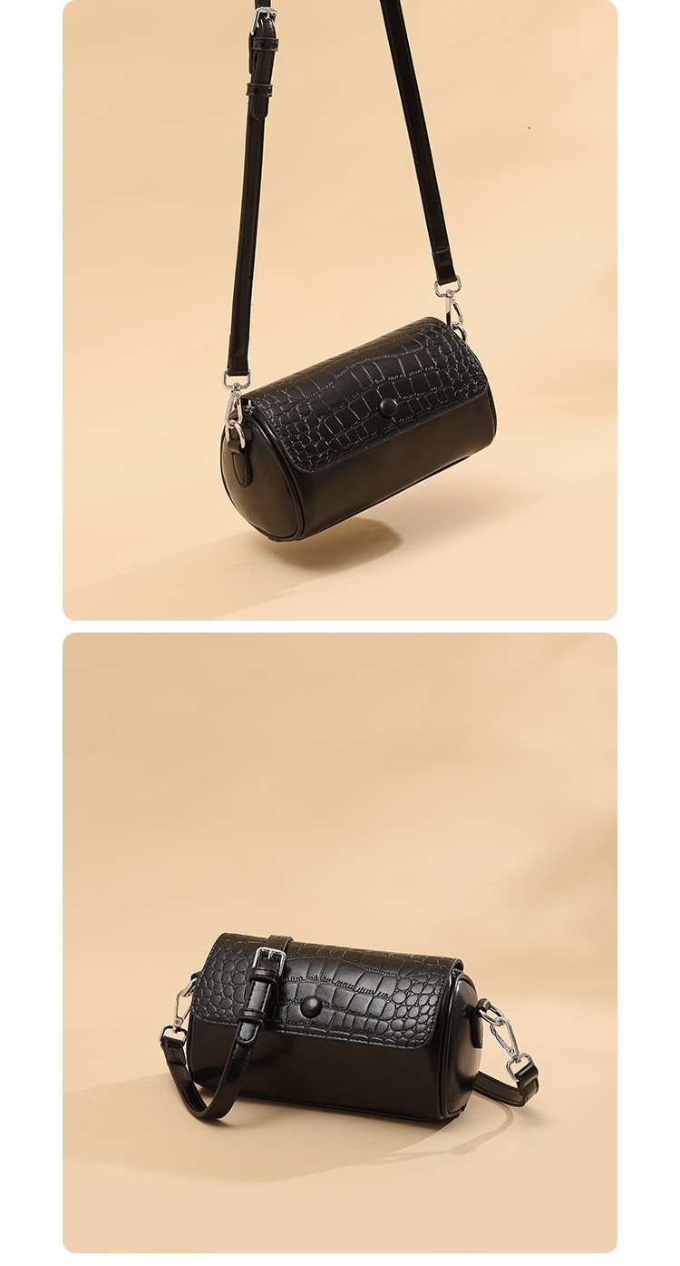Piccolo cuscino a tracolla da donna a spalla singola, cuscino in pelle grassa alla moda, borsa a secchiello giapponese e coreana, borsa_voghion.com