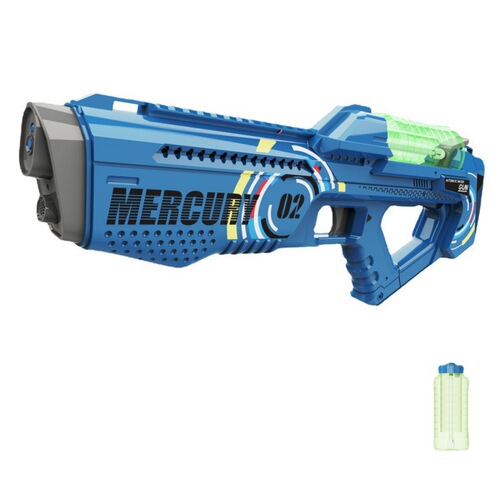 New Summer Electric Multi-Shot Water Gun with Lights, Electric High-Pressure Large Kids Water Play Outdoor Toy