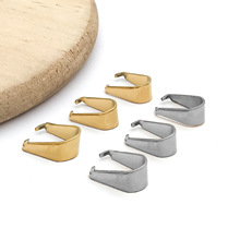 金色不锈钢瓜子扣开口饰品配件连接扣吊坠扣夹扣项链手链手工diy