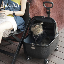 宠物推车轻便可折叠小型犬狗狗推车猫咪外出手拉车遛狗专用小推车