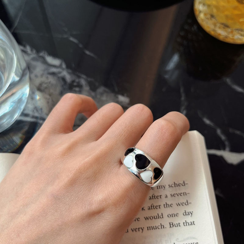 Small design retro fashionable universal geometric ring