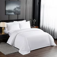 Набор для гостиницы: простыня, пододеяльник, наволочки 4 предмета, комплектация постельного белья