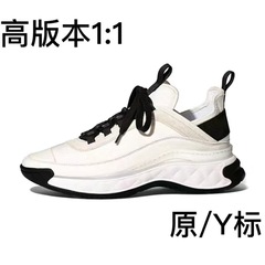 小香风网红白色运动鞋女跨境厚底老爹鞋百搭休闲真皮内增高鞋裸鞋