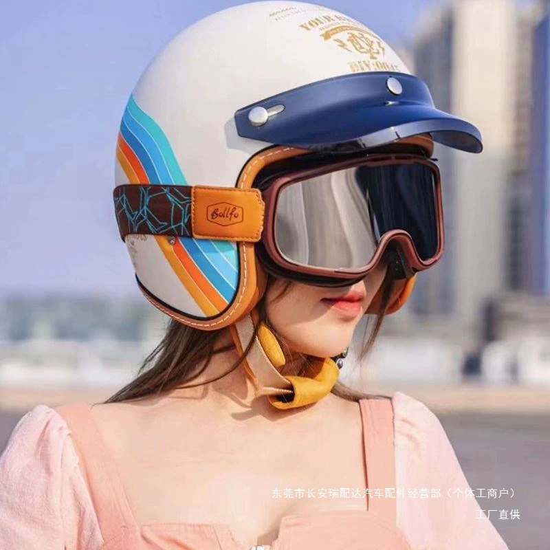 Защитный шлем для мотоцикла, электрический мотоцикл, лыжный чехол, легкая роскошная популярная модель, универсальный легкий полнолицевой шлем, съемные аксессуары