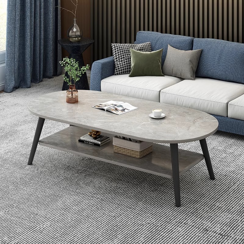 Mesa de té sala de estar doméstica pequeña casa moderna simple 2025 nueva casa de alquiler doble mesa de té pequeña mesa de dormitorio