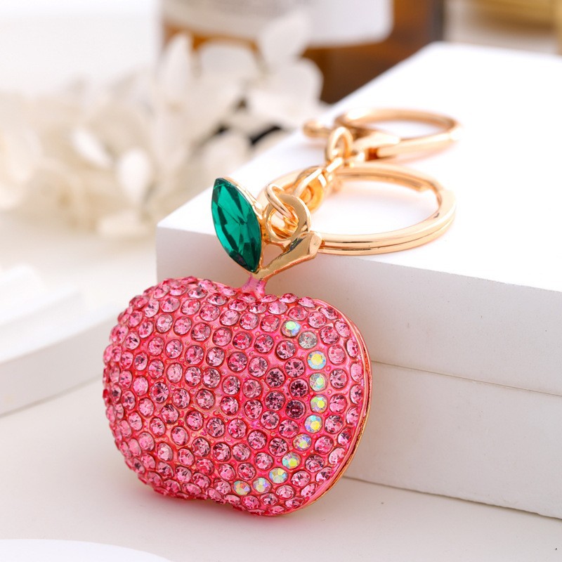 Llavero de cereza esmaltado personalizable