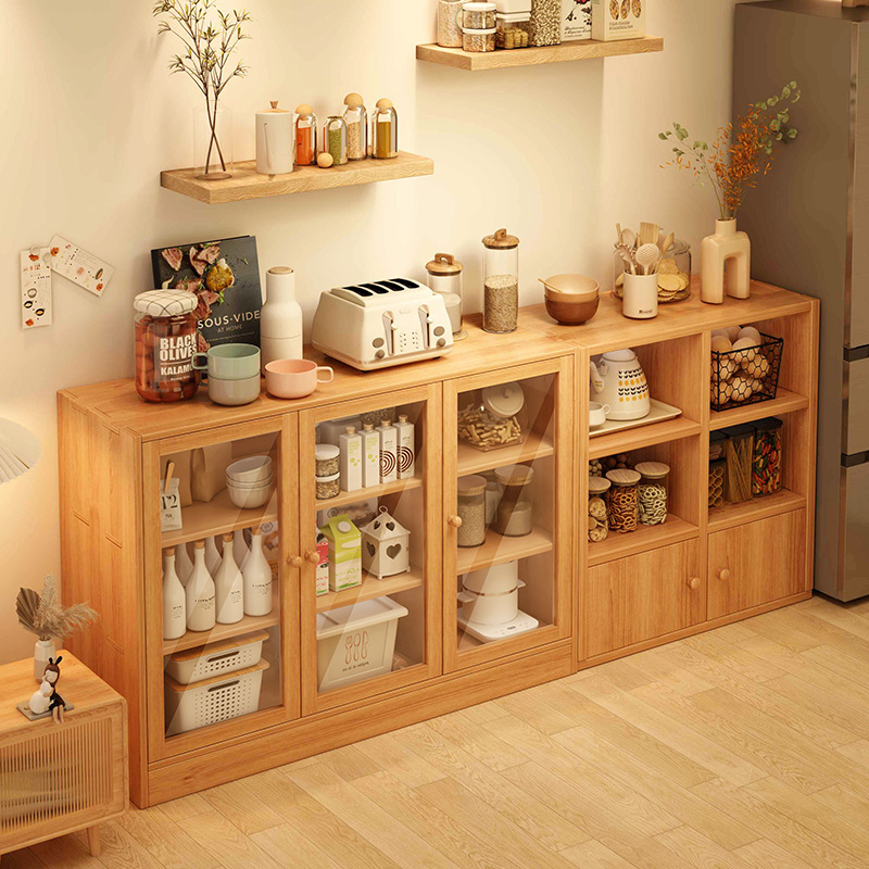 Log Style Sideboard Cabinet Integrated Storage Cabinet Wall Small Cabinet Household Living Room Storage Storage Cabinet Solid Wood Tea Cabinet Log Style Sideboard Cabinet Integrated Storage Cabinet Wall Small Cabinet Household Living Room Storage Storage Cabinet Solid Wood Tea Cabinet