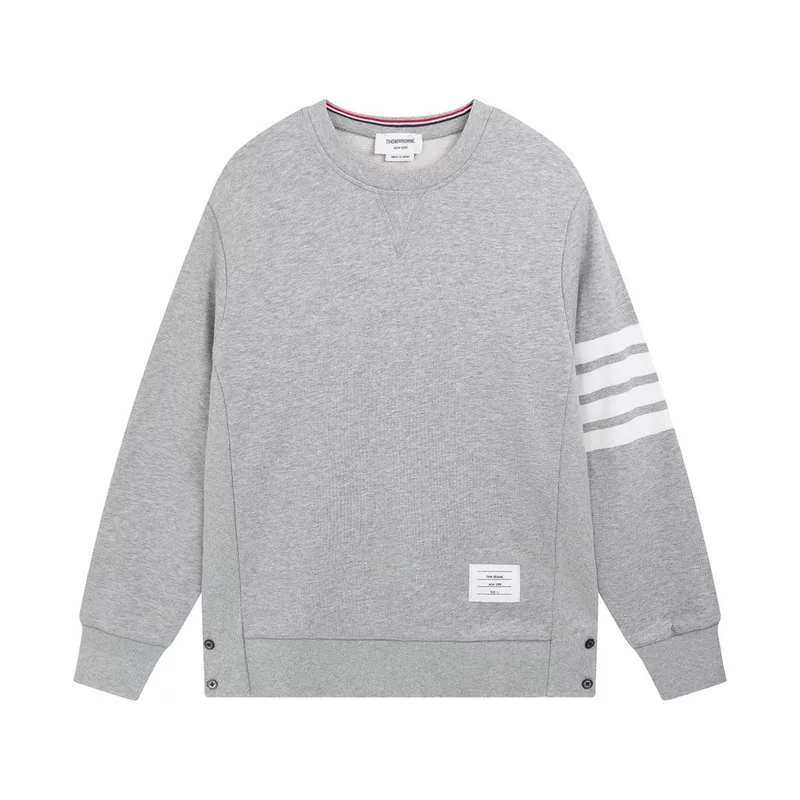 1.1 Правильная версия новой осени-зимы 2024 года Miu Miu Tom BLCG four-stripe круглый вырез TB худи куртка для мужчин и женщин