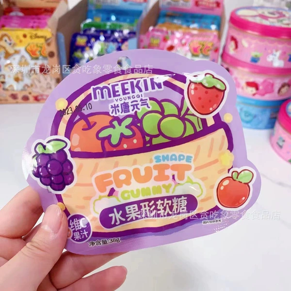 Mitang Yuanqi Gummy - Fruit Type - 1 group (including 38g*12 packs, single pack price 1.65 yuan)