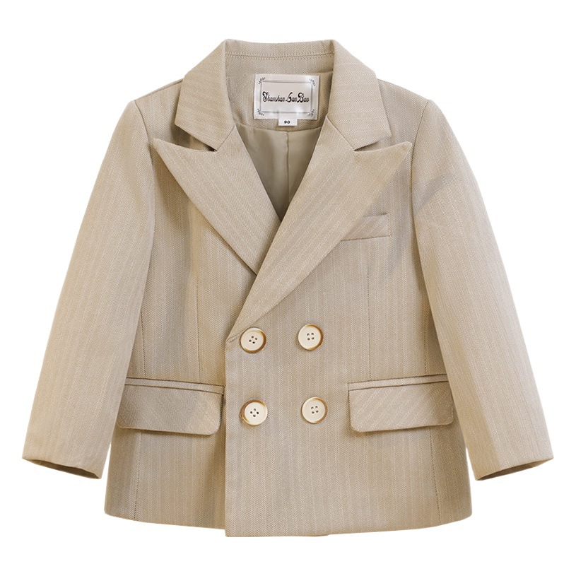 Children's single suit autumn and winter New Korean style fashionable gentleman small suit Boy's year-old flower girl performance jacket