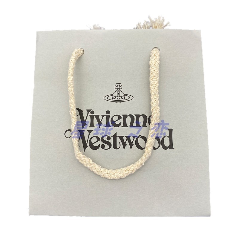 土星系列新版灰色手提袋 土星logo饰品包装 环保牛皮纸袋