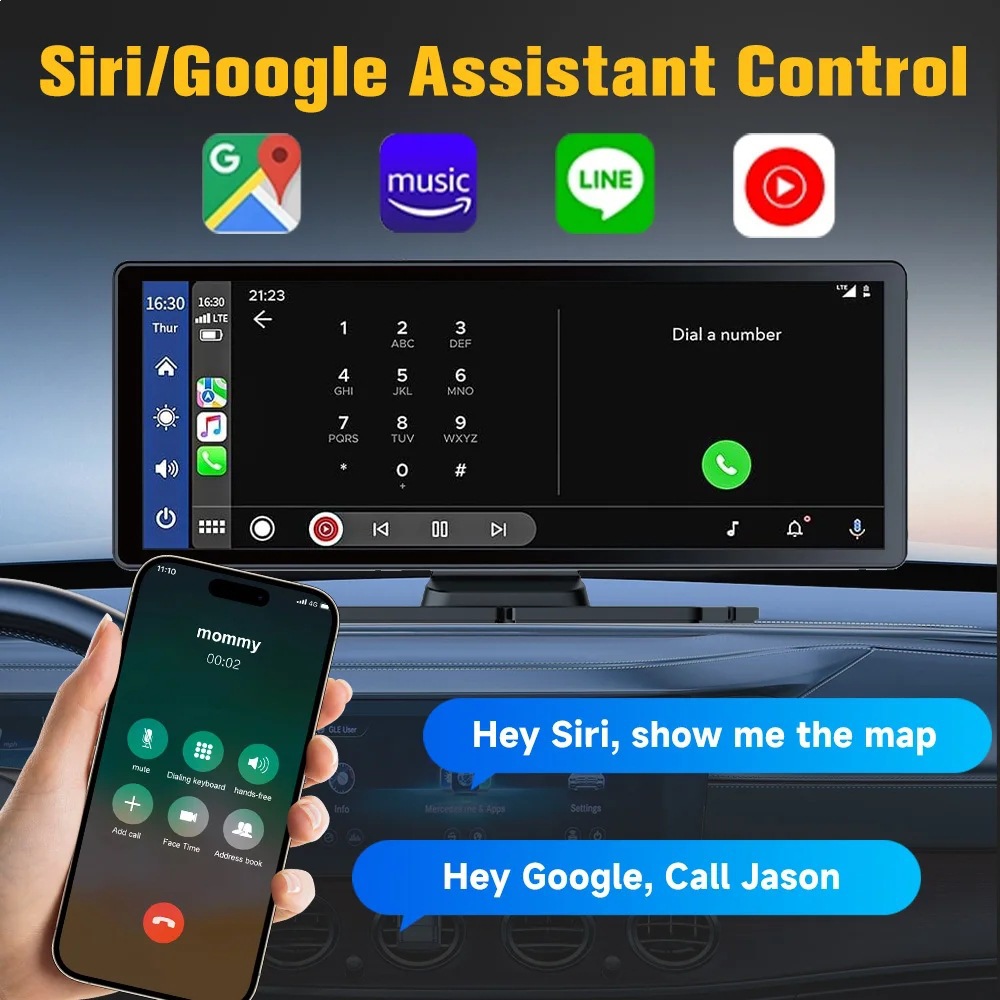 8.1inch Carplay Smart Screen Android Car Central Control Navigation Multimedia Video Player All-In-One Device