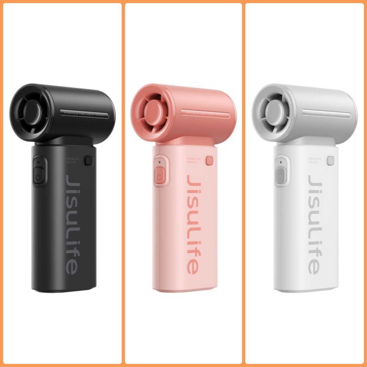 A few small fans, handheld mini wind cannon, portable mini bladeless turbo electric fan, high-speed charging, portable