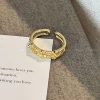 Skeleton Zircon Cross Ring