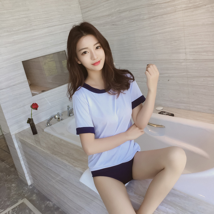 Love Sexy Underwear Uniform Baseball Girl Sportswear Cheerleading Gymnastics Clothing Animation COS Junior Sattyman Clothing
