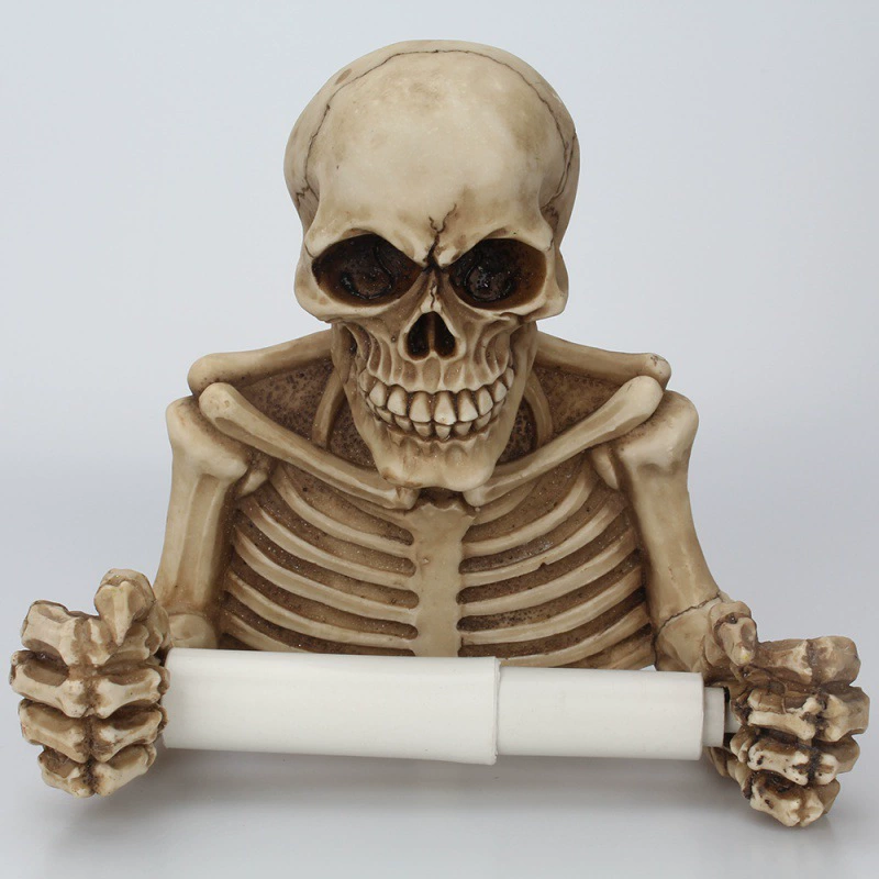 Creative 3D Stereon Skull Полотенце для стены - тип рулонной бумаги кухня, бар, туалет