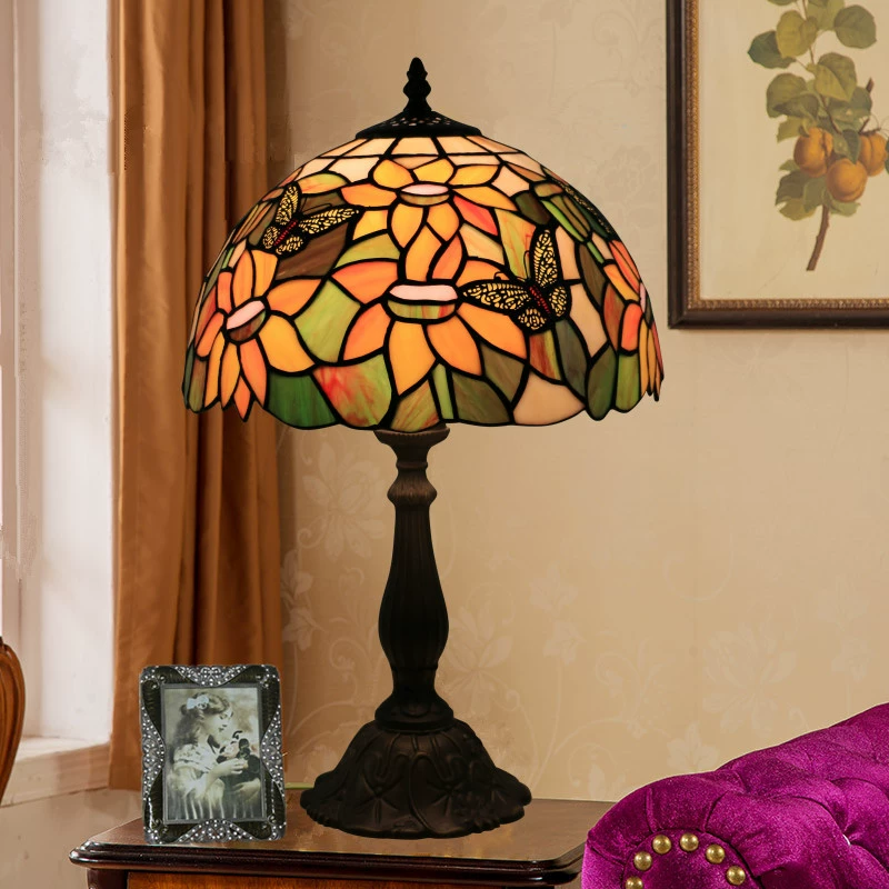 (Cross-border trading), table lamp for bed, retro creative lantern, Germany
