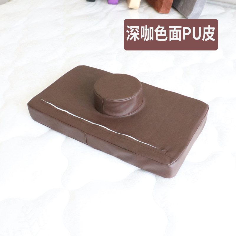 美容床枕头美容院防塌美睫按摩头枕带圆柱长方形小枕头垫枕芯其他|undefined