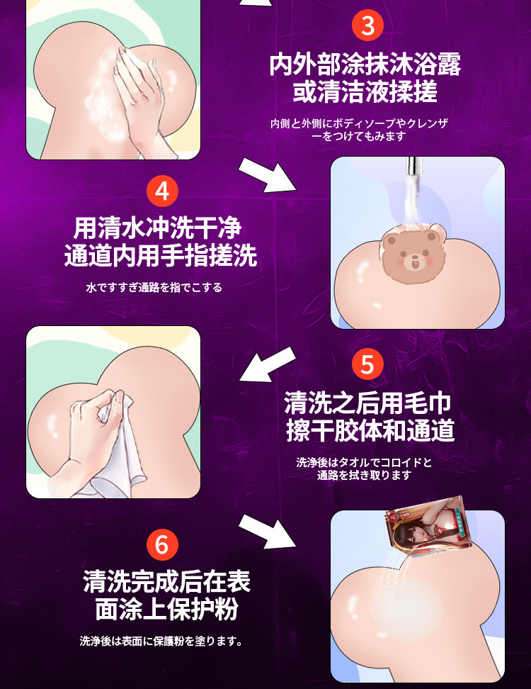 Jiuai Electric Half-Body Masturbator with Chest, Vagina and Buttocks, TPE, USB Heating Rod — detail image 18