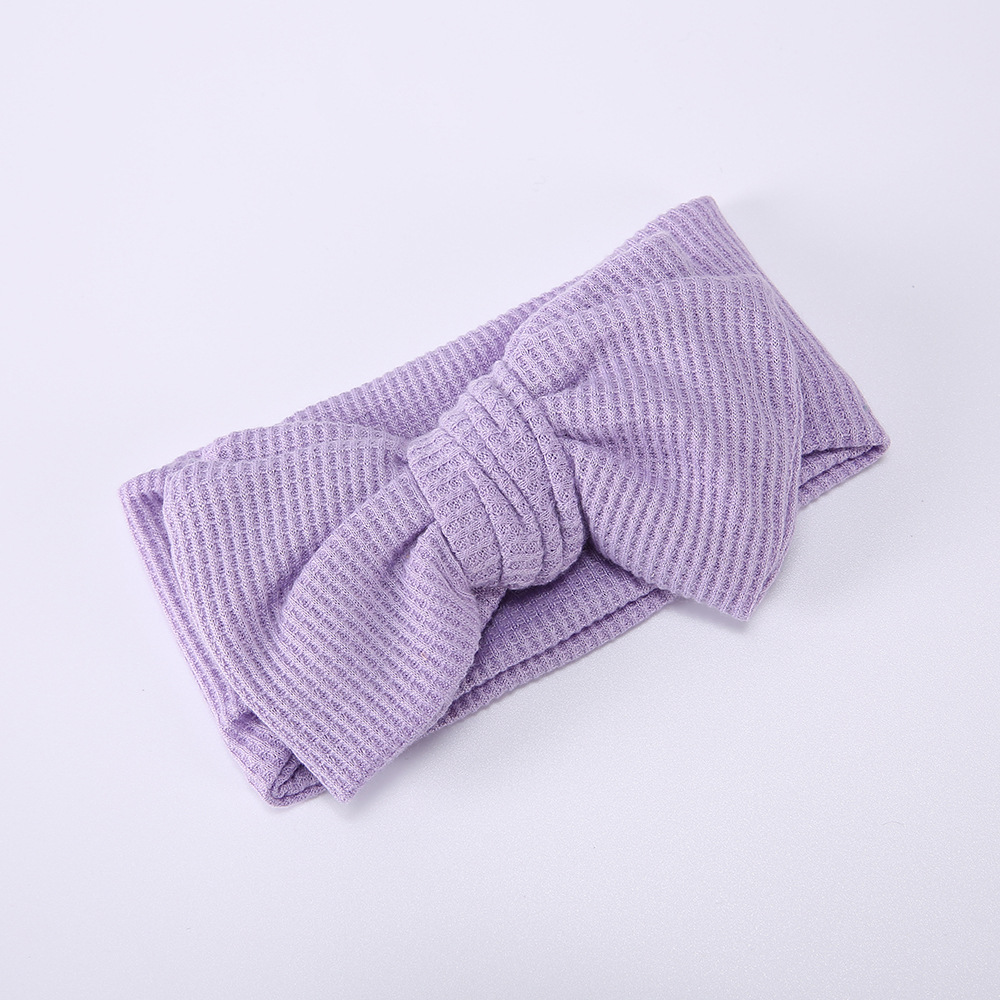 Fashion Bow Knot Cloth Rib-knit Butterfly Hair Band 1 Piece display picture 11