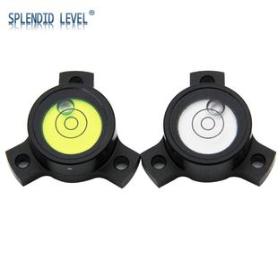 Metal Special-Shaped Flange Level 3212 High-Precision Universal Level Bubble with Mounting Holes Round Level Bubble